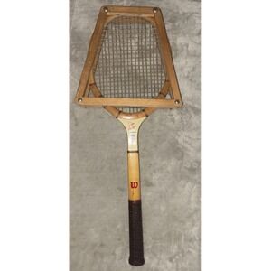 Wilson Tennis Racket Signature Don Budge Speed Flex Fibre Face Frame Vintage